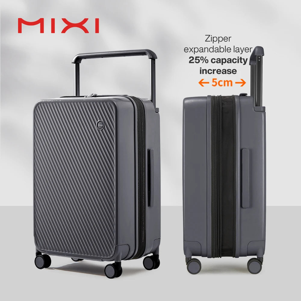 Valise Mixi M9276KRB – Bagage à main extensible, poignée large, roues pivotantes