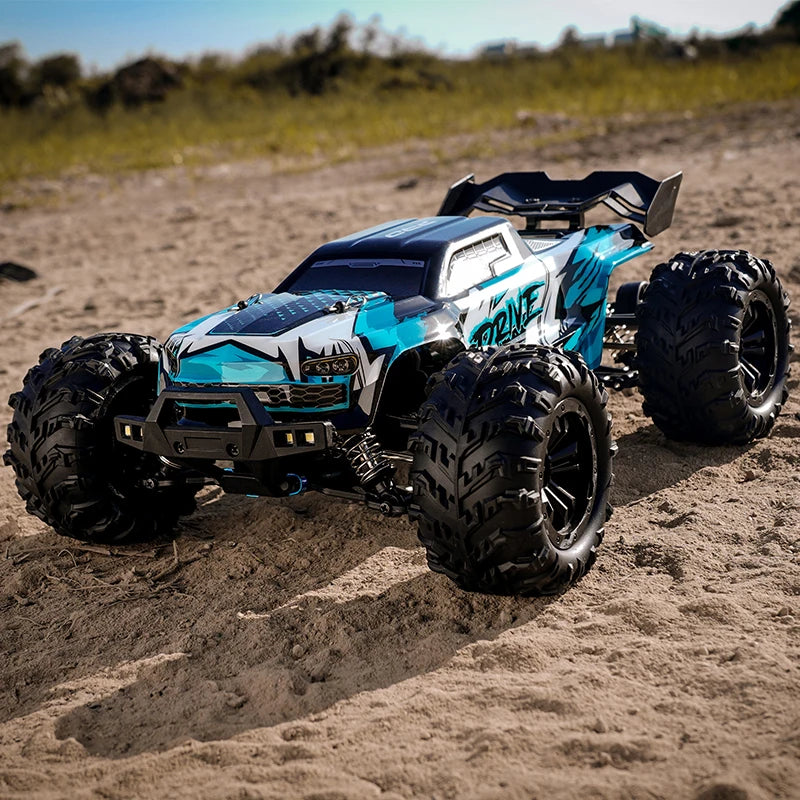 Voitures RC 2.4G 390 Moter, course à grande vitesse avec télécommande LED 4WD Drift, camion tout-terrain 4x4, jouets pour adultes et enfants
