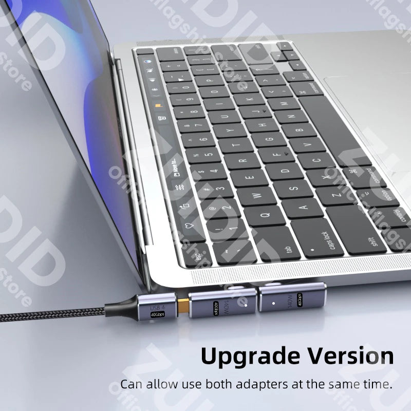 Adaptateur magnétique Thunderbolt3, PDagglomW, USB 4.0, 40Gbps, câble de conversion magnétique à charge rapide de type C, 8K à 60Hz