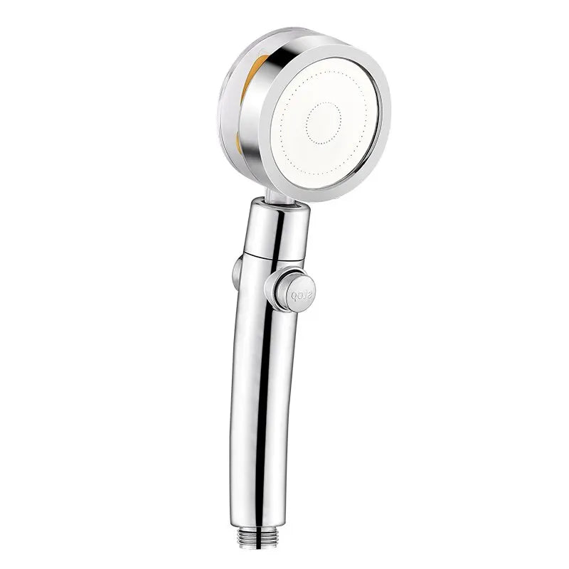 Propeller shower head, rain, high pressure, water saving, pressurized nozzle, universal fit