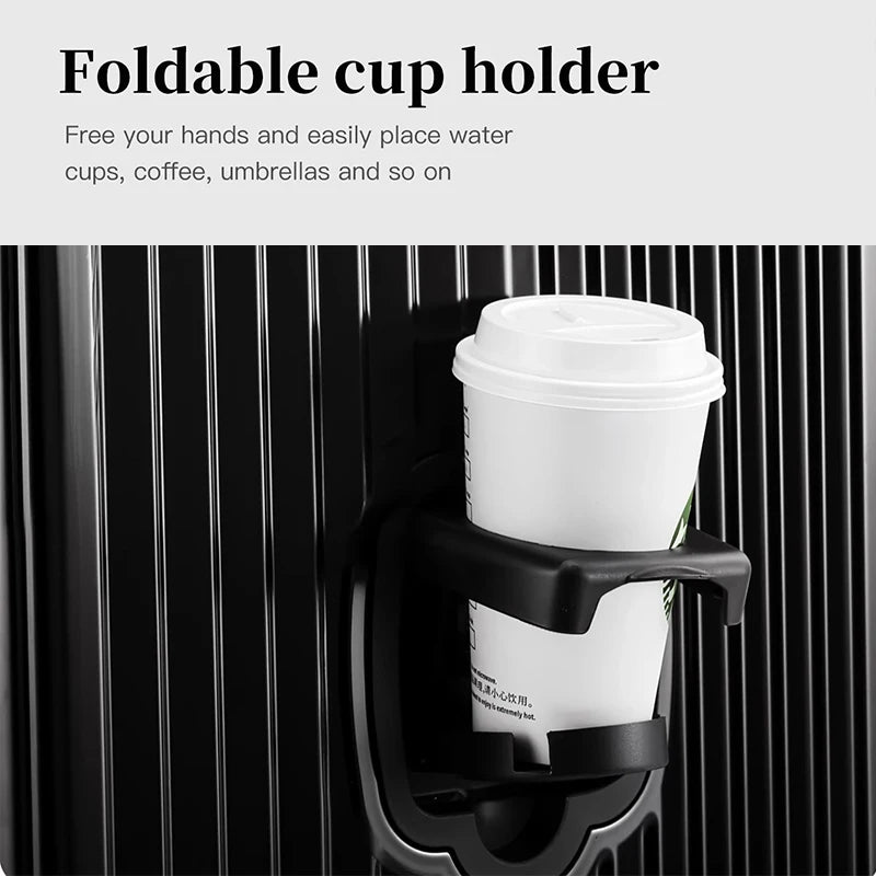 Valise rigide en alliage d’aluminium et de magnésium SUSHIMU – bagage à roulettes avec ouverture avant, 20 et 24 pouces