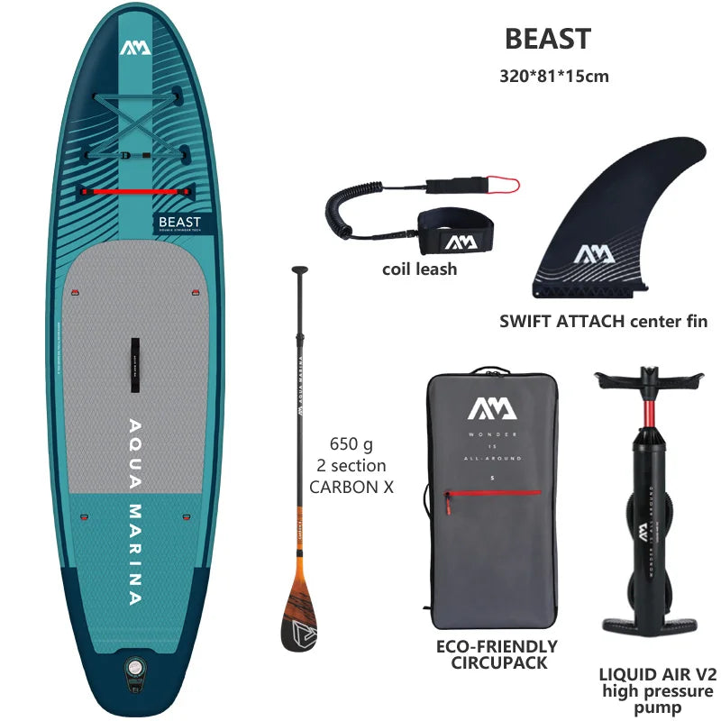 BEAST A MARHR inflatable paddleboard, 2023x81x15cm, SUP, stand up paddle, SUP, kayak, boat, water sports
