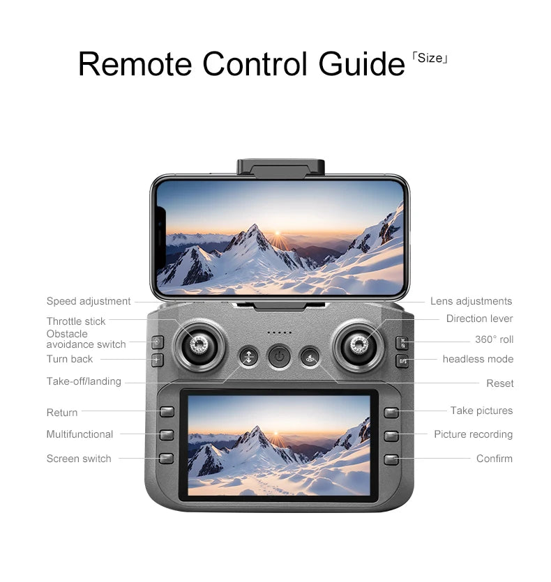Drone Xiaomi Mijia A14 Pro Max – GPS 8K, Triple Caméra, Évitement d’Obstacles, Moteur brushless