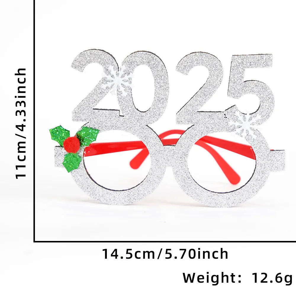 Lunettes de Noël Fantaisie – Montures Père Noël, Bonhomme de Neige & Bois | Crazy Party