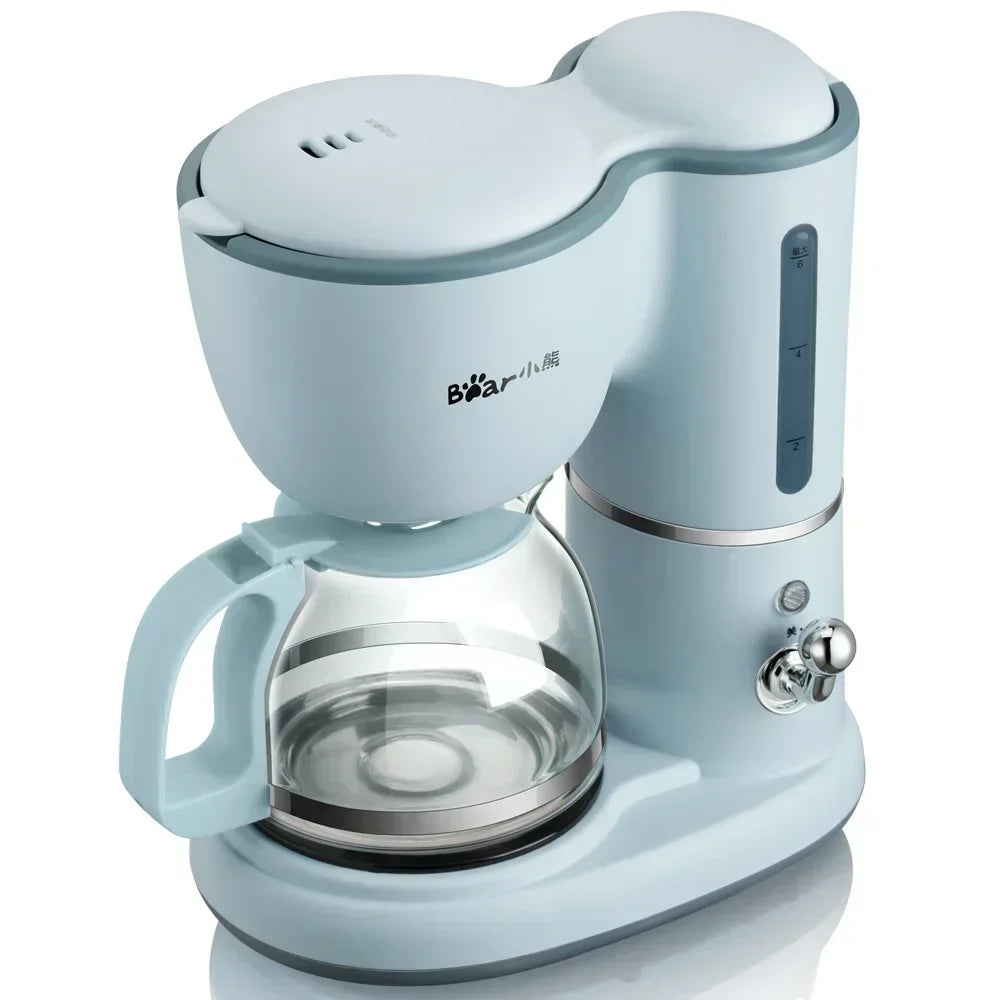Household automatic drip coffee maker, 600ml, 220V