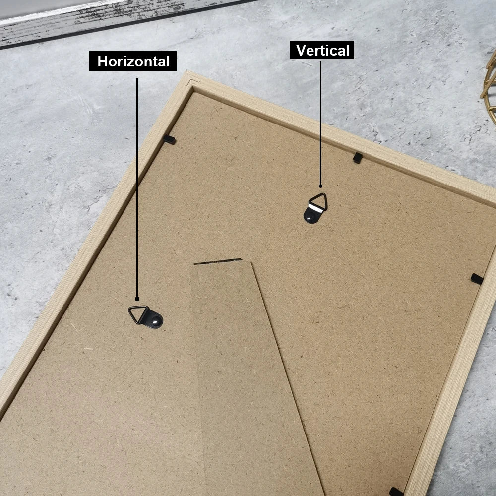 Cadres photo en bois, support de cadre, décor photo, cadre de décoration, A4, 10x15, 15x20, 20x25, 3 pièces