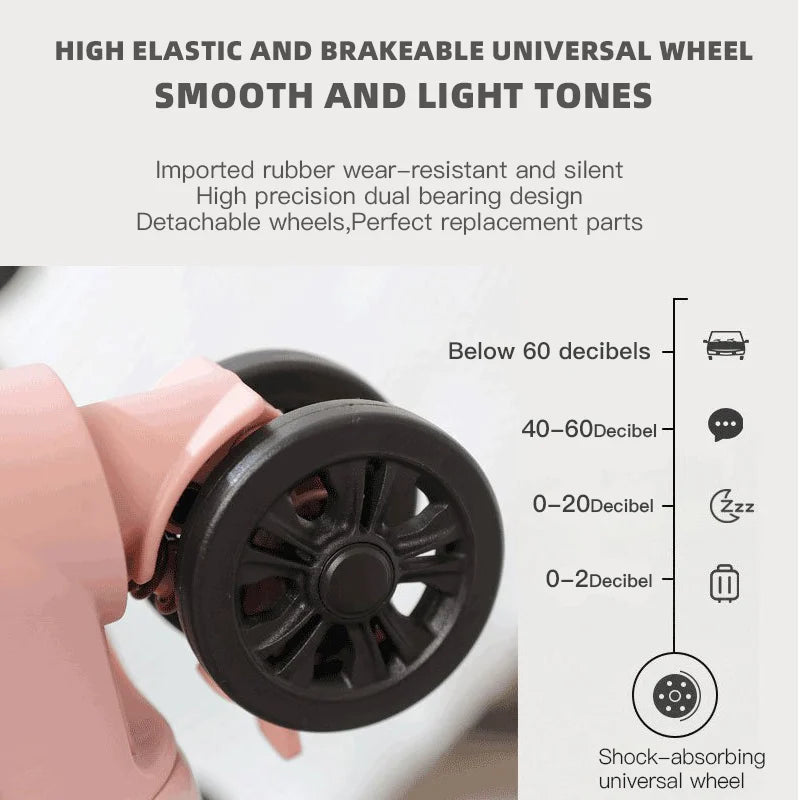 Valise large poignée pour voyage SUSHIMU – hommes et femmes, bagage à main, PC + ABS, 24, 26, 28 et 30 pouces