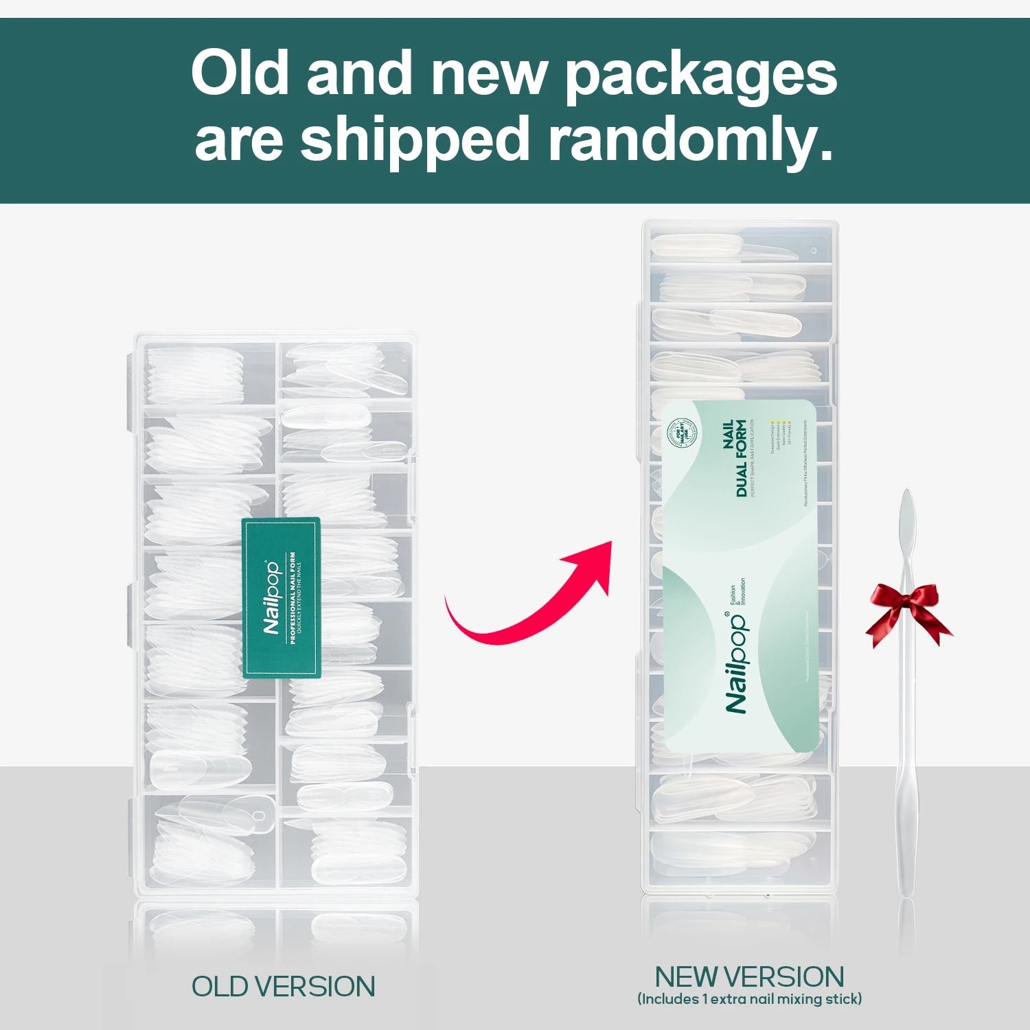 Effet Manucure Française Rapide, Réutilisables - Nailpop Formes Doubles pour Ongles 150 pièces