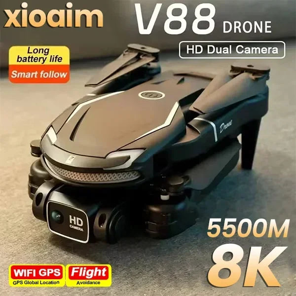 Xiaomi MIJIA V88 Professional Drone - HD Aerial Photography, Remote Control Drone, HD Camera, Quadcopter, UAV Toy, 8K, 5G, GPS