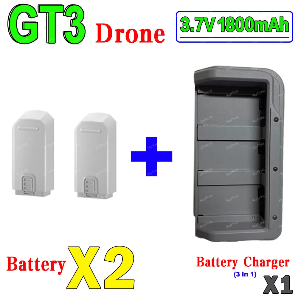 Batterie de Drone d'origine pour LSRC GT3MAX / GT3 Drone 3.7V 1800MAh batterie pour GT3 RC quadrirotor batterie de remplacement pièces d'accessoires