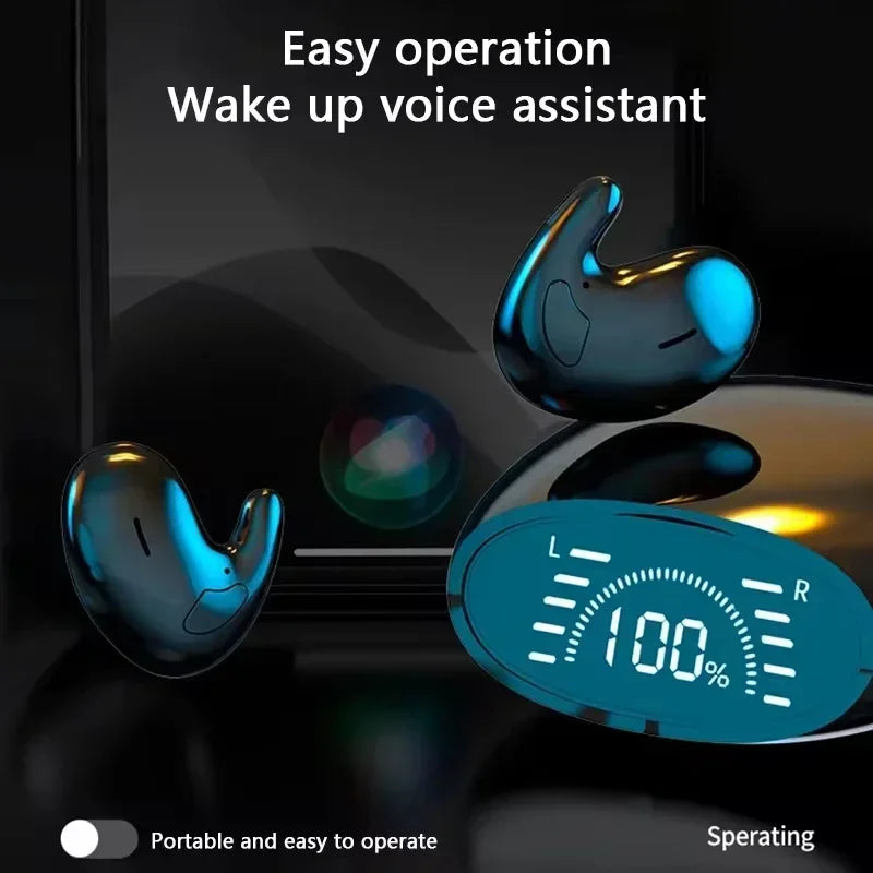 Écouteurs Bluetooth MD528 Xiaomi à réduction de bruit, mini écouteurs de sport, course à pied, jeux, sauna, musique intra-auriculaire, étanche