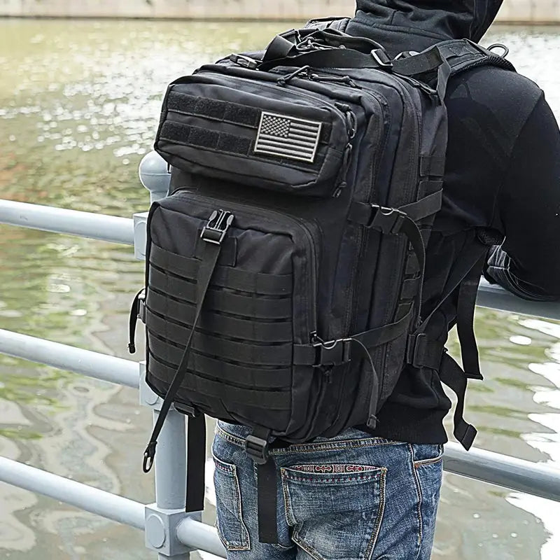 Sacs à dos pour hommes, sacs de voyage, survie en plein air, pack d'assaut 3P, EDC Molle Pack pour trekking, sac de chasse, 30 L, 45L