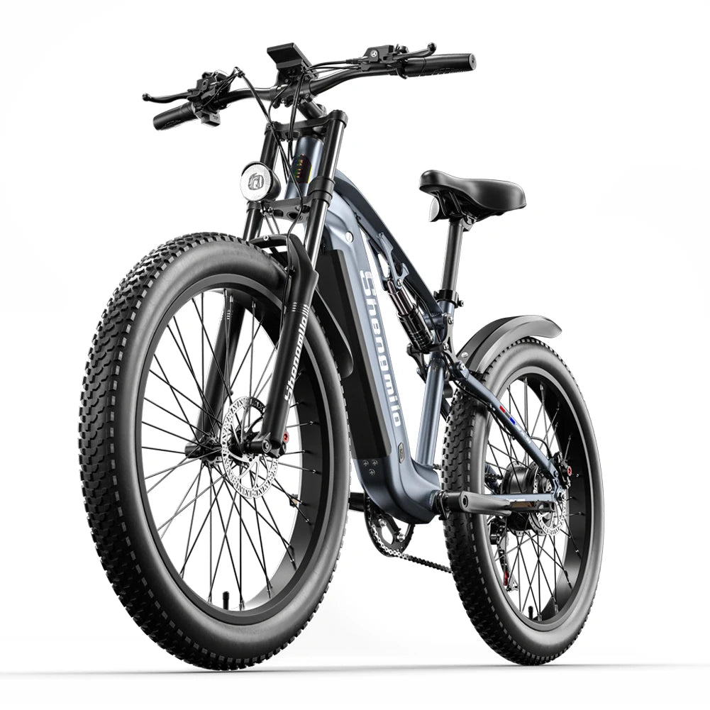 Vélo électrique Shengmilo MX05 1000 W pour adulte, VTT électrique, batterie 48 V 17,5 Ah, vélo électrique pour homme, gros pneus