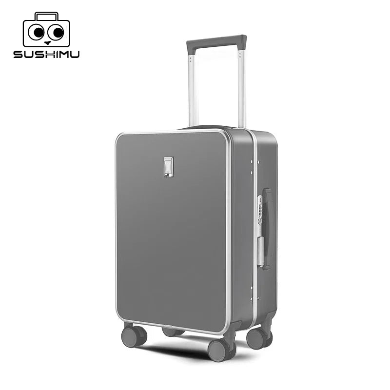 Valise de voyage SUSHIMU pour hommes et femmes – Bagage à roulettes avec cadre en aluminium et serrure TSA