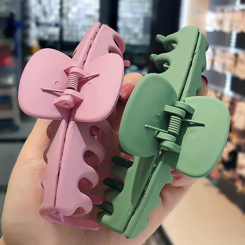 Pinces à cheveux coréennes solides pour femmes et filles, épingles à cheveux en acrylique conviviale, accessoires élégants