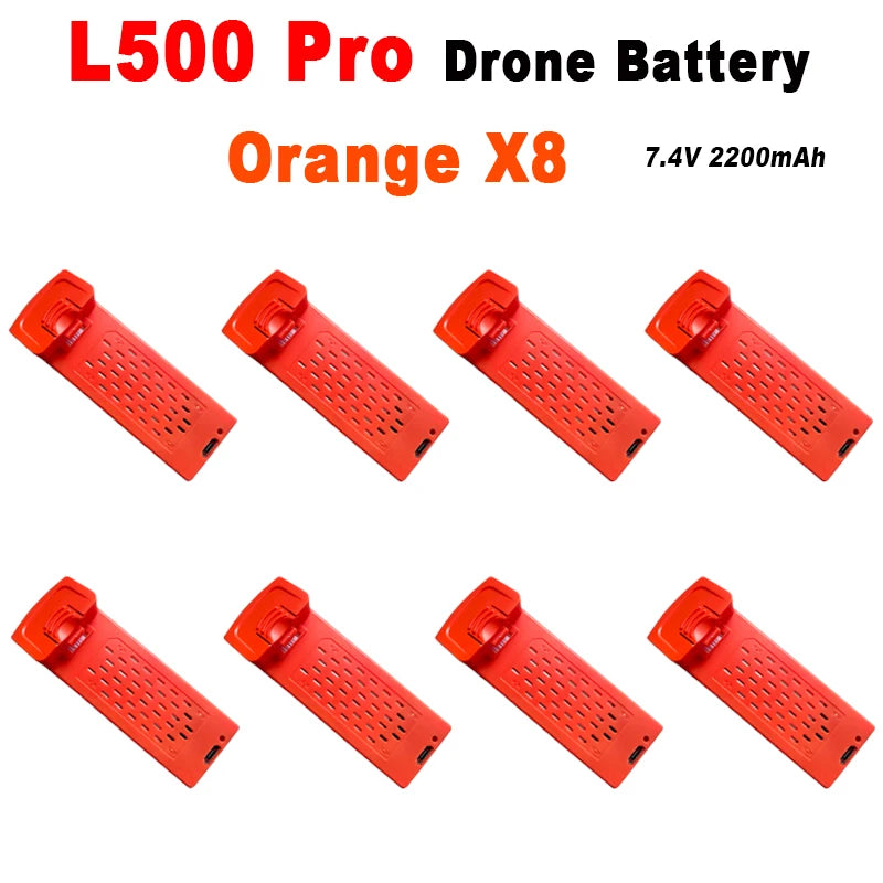 Batterie d'origine LYZRC L500 Pro 7.4V 2200mAh pour L500 Pro/Max 4K batterie de Drone professionnelle accessoires pièces