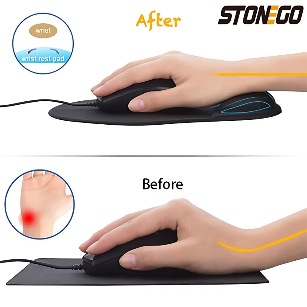Tapis de souris et clavier pour ordinateur portable, protection des poignets, protection de l'environnement