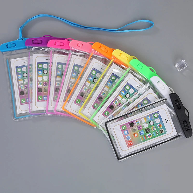 Étui étanche, sac sec de natation et de plage, support pour iPhone, Samsung, Xiaomi, Huawei
