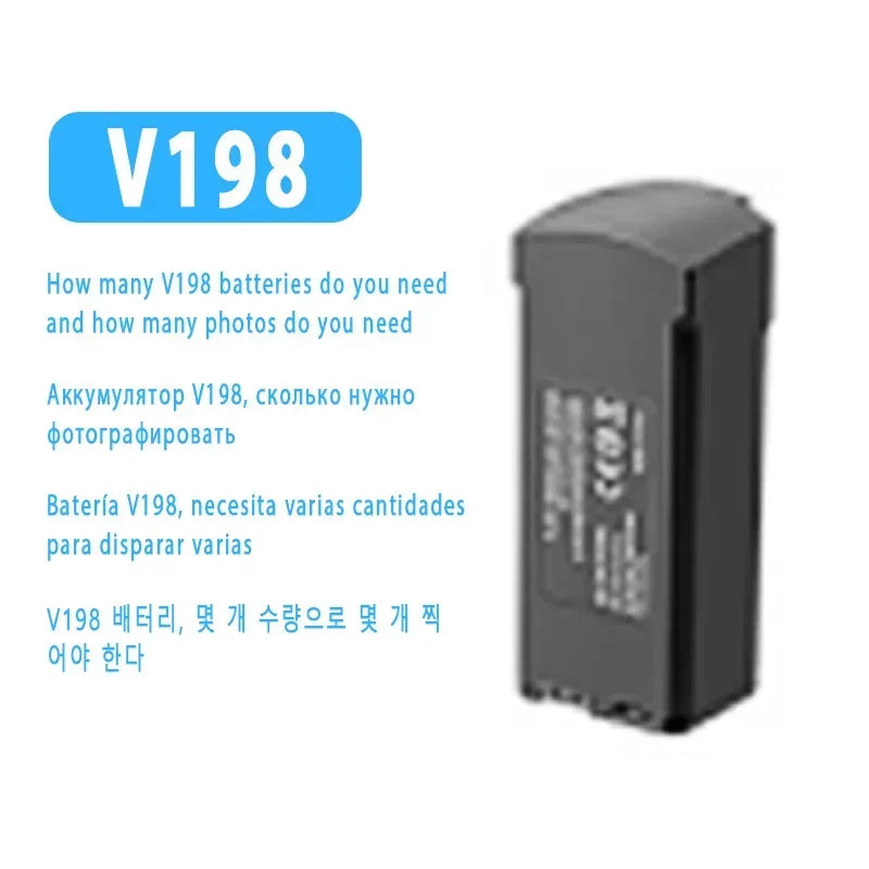 Batterie Li-ion Compatible pour Drones Xiaomi – Modèles V168, V88, S118, S6, Z908, S1S, S2S, S196GPS, V196, V888, A12 CARACTÉRISTIQUE