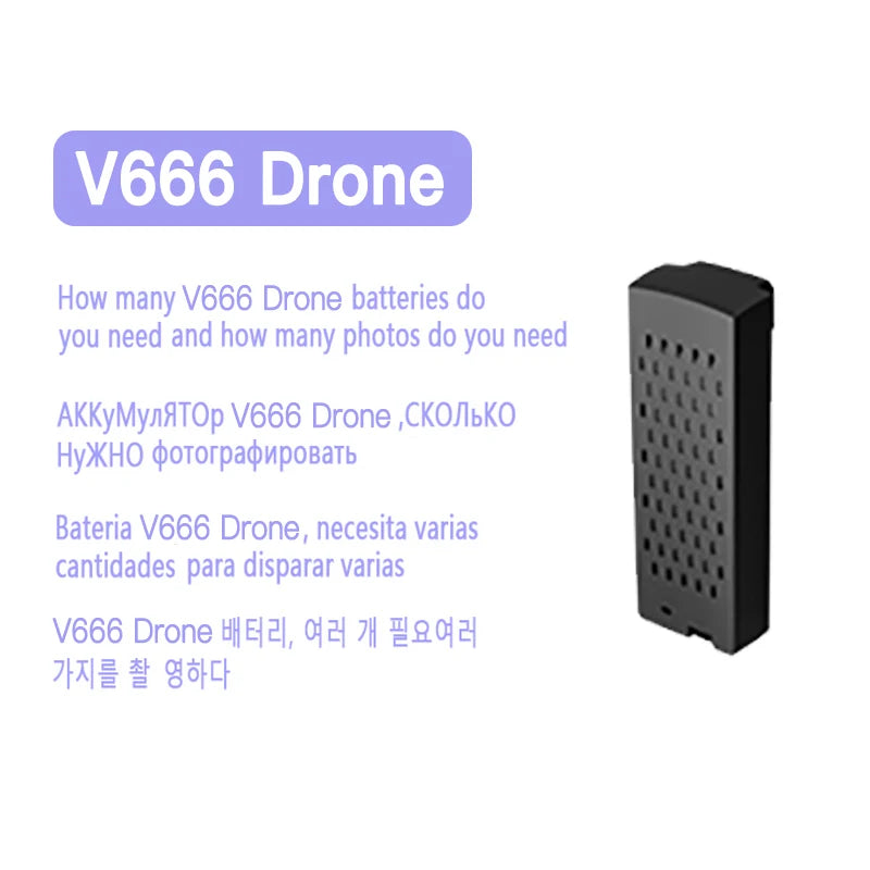 Batterie Li-ion Compatible pour Drones Xiaomi – Modèles V168, V88, S118, S6, Z908, S1S, S2S, S196GPS, V196, V888, A12 CARACTÉRISTIQUE