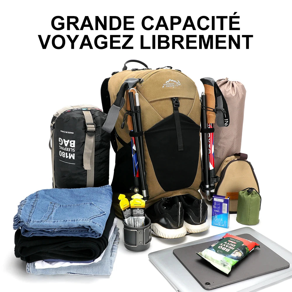 Sac d'alpinisme étanche pour homme et femme, sac de sport extérieur, camping, randonnée, pluie, SR 35 L