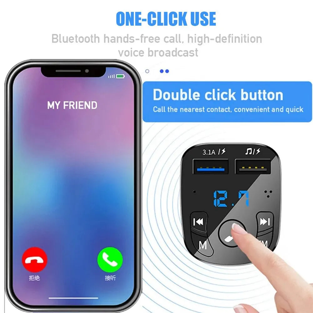 Adaptateur, transmetteur, récepteur, chargeur rapide Bluetooth