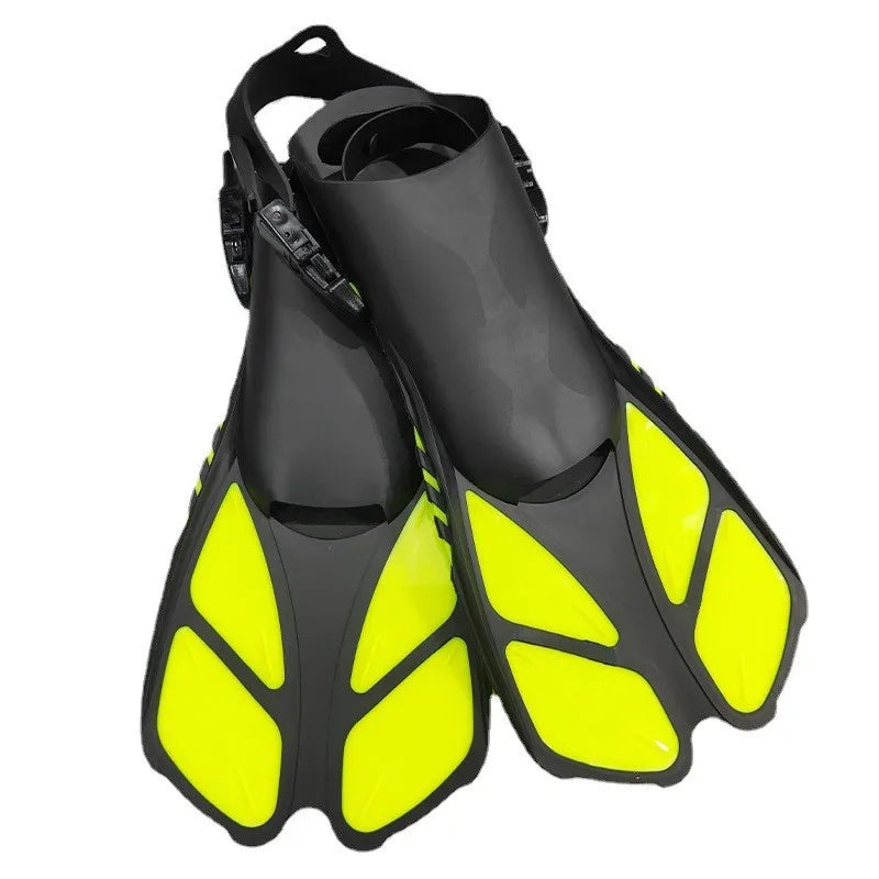 Palmes avec boucles réglables QYQ, talons ouverts, conçues pour la plongée en apnée et la plongée sous-marine