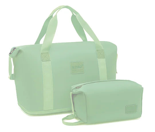 KONO Sac cosmétique étanche 36L, sac de sport et bagage à main pour femme et homme