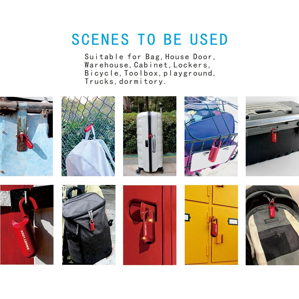 M01 USB Fingerprint Padlock Anti-Theft Zinc Alloy Lock