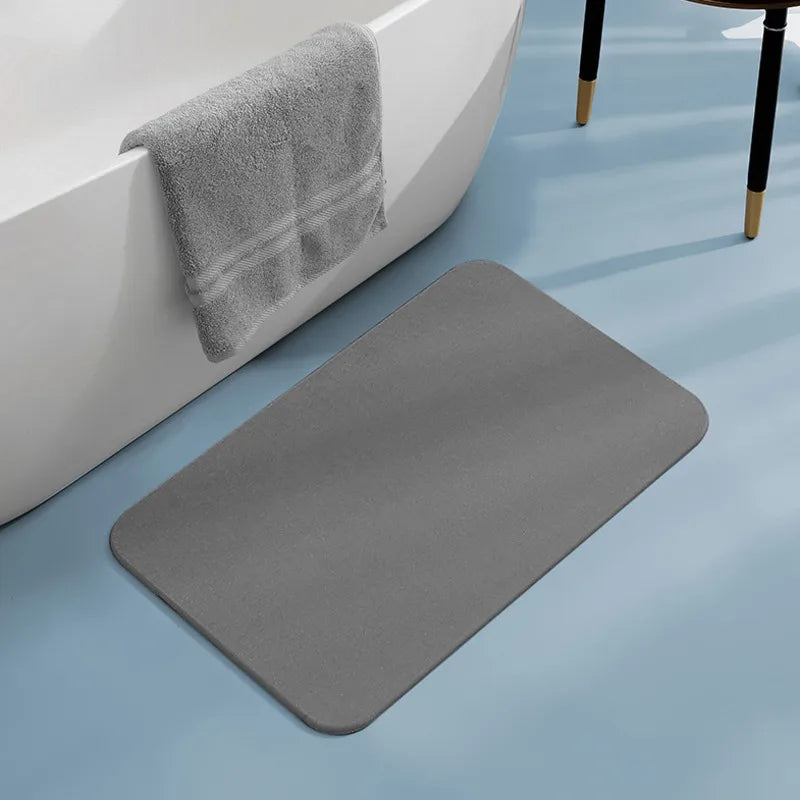 Absorbent Bath Mat for Bathroom, Dorms, Non-Slip Shower Mat, Quick Dry Bath Mat, Entrance Doormat, Home Floor Mat, Bathtub Mat