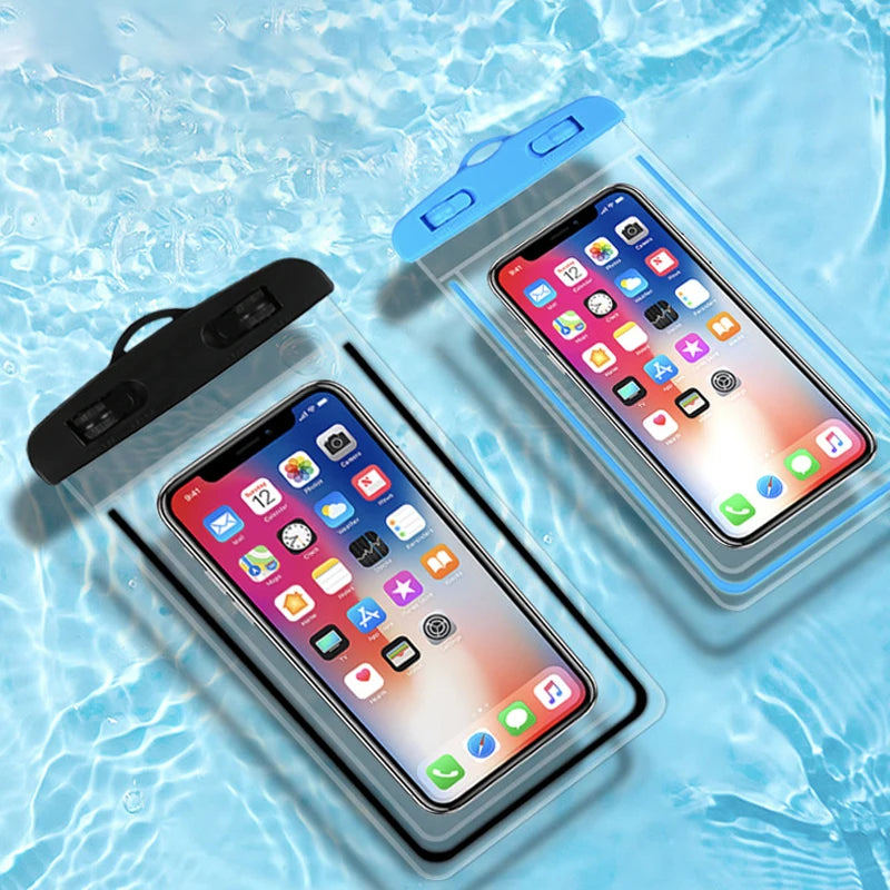 Étui étanche, sac sec de natation et de plage, support pour iPhone, Samsung, Xiaomi, Huawei