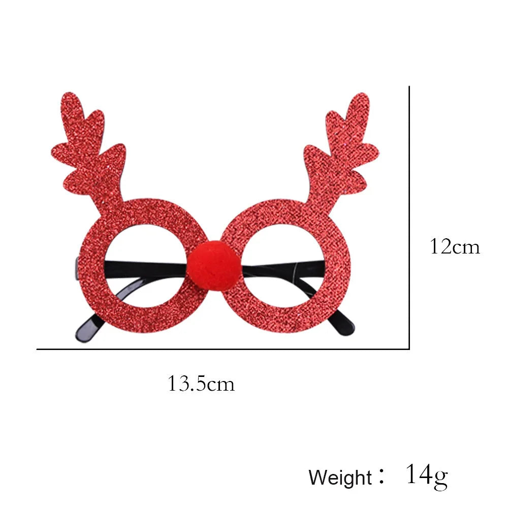 Lunettes de Noël Fantaisie – Montures Père Noël, Bonhomme de Neige & Bois | Crazy Party