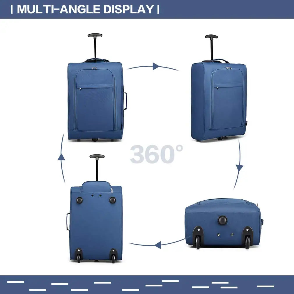Cabin Trolley Softshell KONO – Bagage à main léger avec double roues