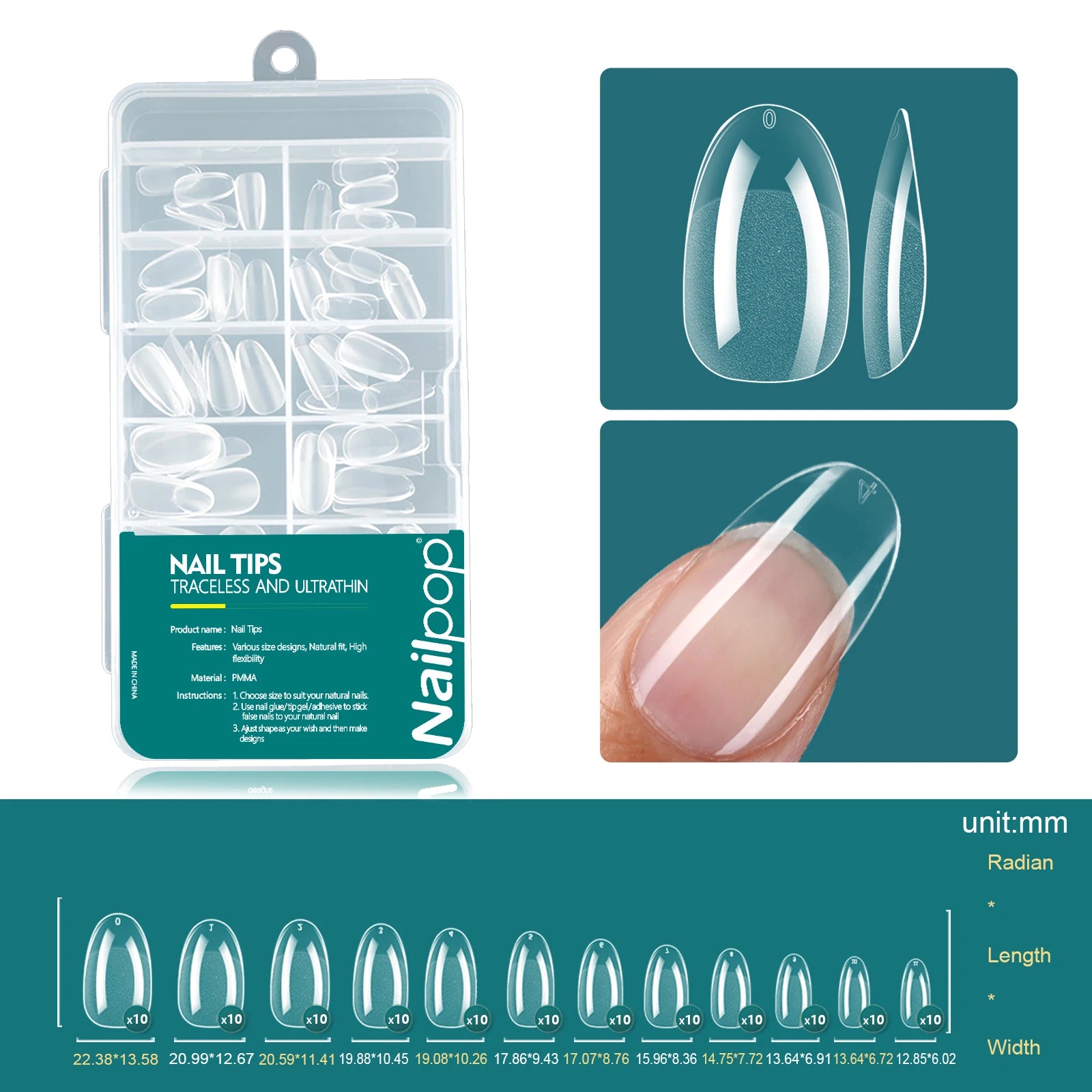 Capsules de Gel Souple 120 pcs, Courte/Moyenne