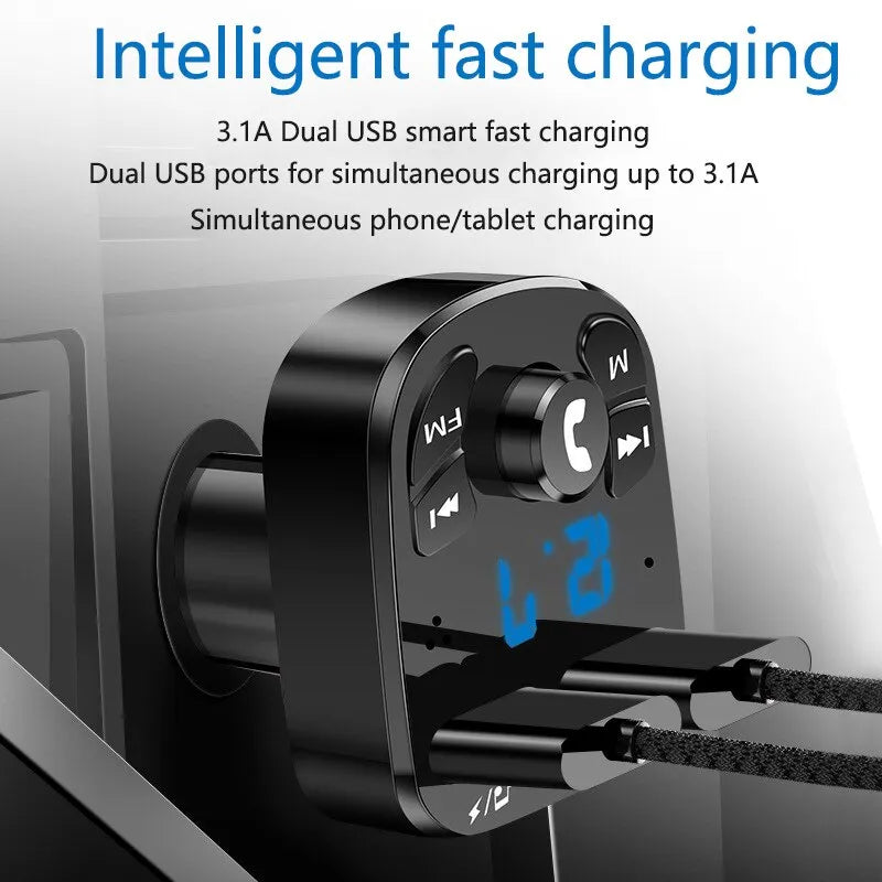 Adaptateur, transmetteur, récepteur, chargeur rapide Bluetooth