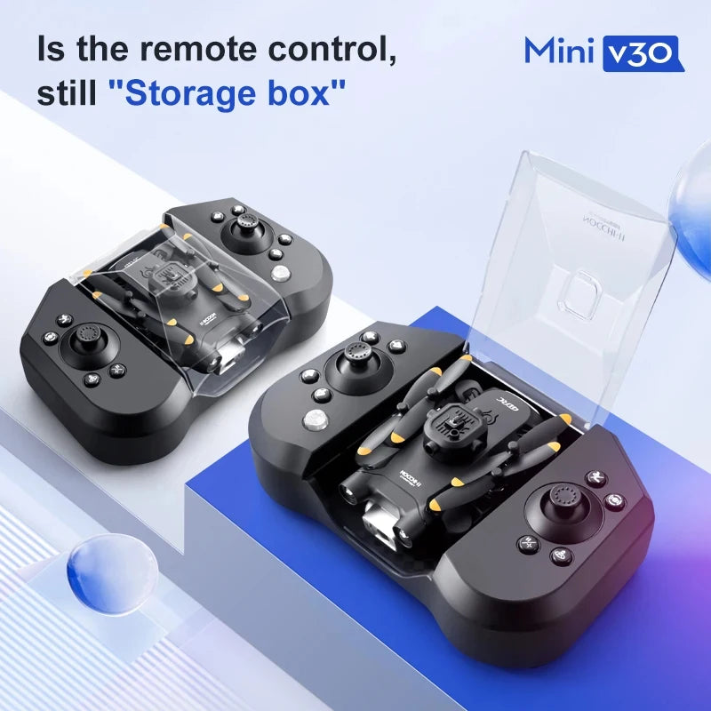 4DRC Mini-Drohne mit XIAOMI-V30 HD-Kamera 4K 1080P FPV RC-Drohnen Fünfseitiger Hubschrauber zur Hindernisvermeidung Professionelle Drohne