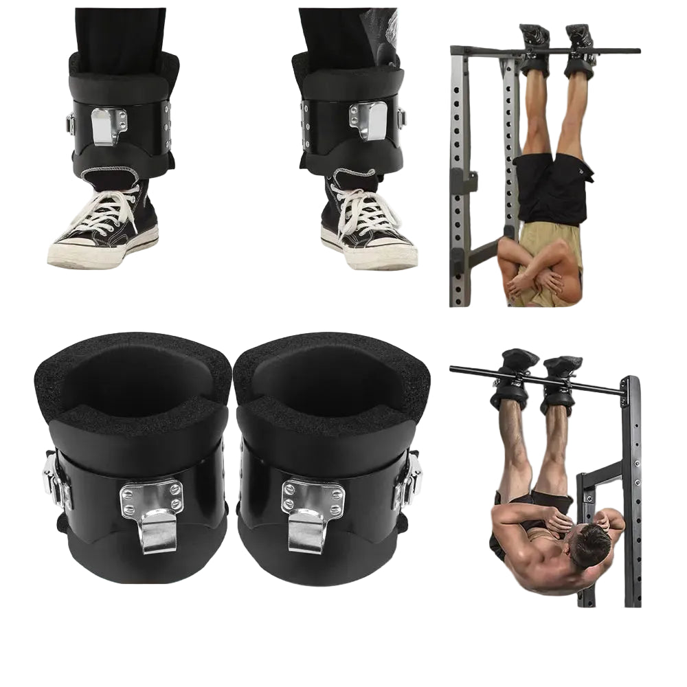 Bottes de Traction Suspendues Anti-Gravité – Inversion Fitness pour Soulagement du Dos et du Cou