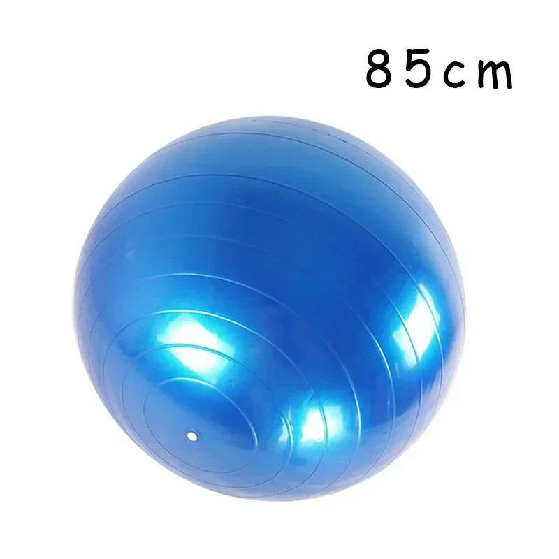 Ballon de yoga gonflable en PVC de 45 à 85 cm, grand ballon d'exercice épais pour la gym, le fitness, le pilates et l'équilibre
