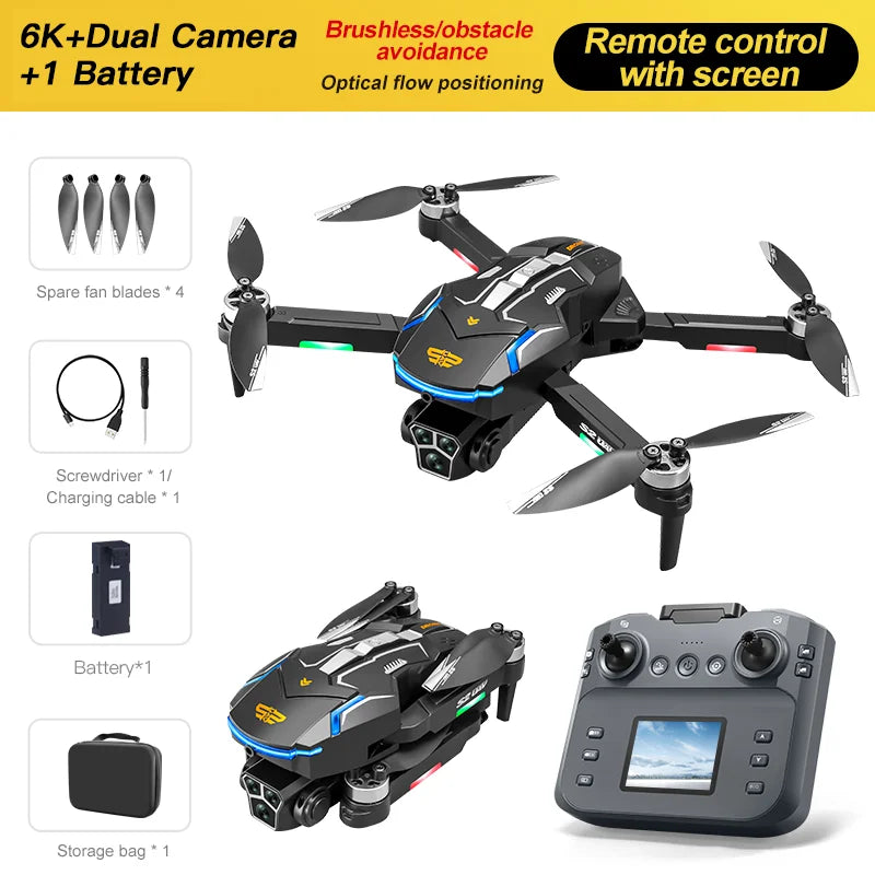 Drone Xiaomi Mijia S2 – RC 4K/8K, Évitement d’Obstacles, Moteur Brushless, Pliable