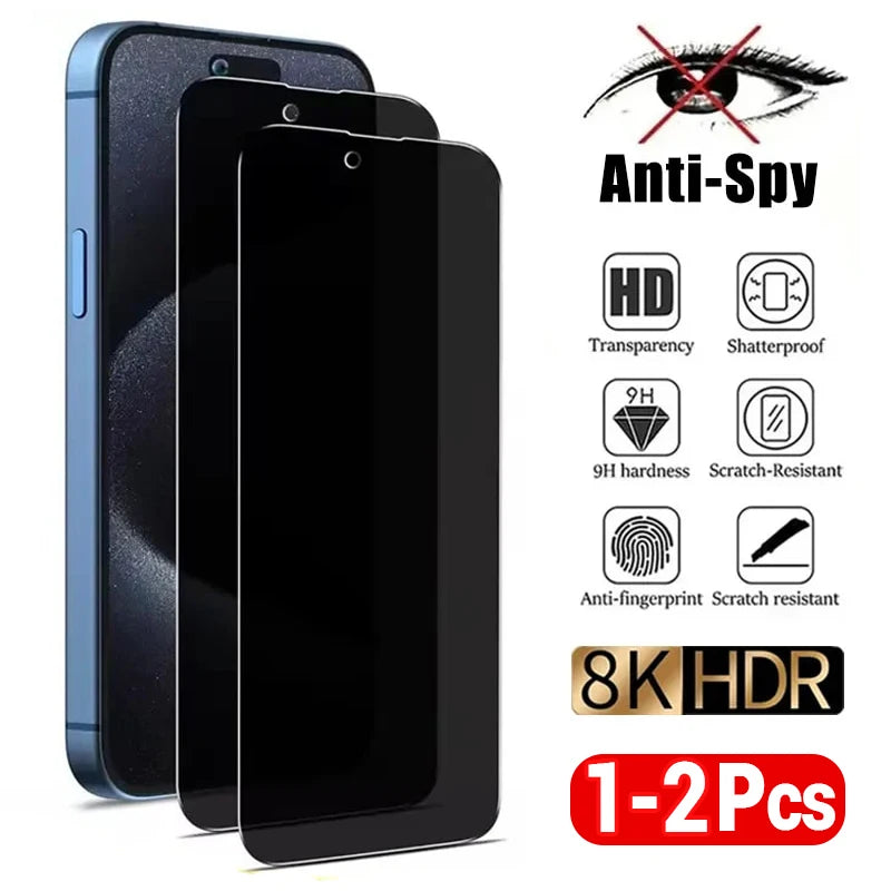 Protecteur d’écran en verre trempé KENNAGE – Anti-empreintes, Anti-rayures, Anti-éclats – Compatibilité iPhone (plusieurs modèles)