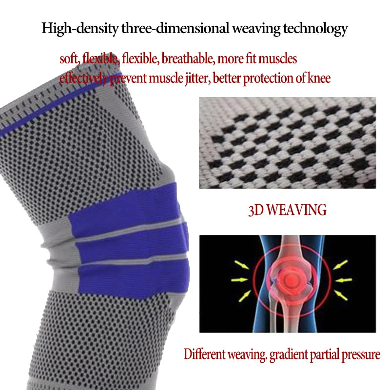 Medical Compression Knee Brace, Knee Support Sleeve, Sports Knee Brace for Running, Workout, Arthritis, Otolaryngology, Joint Recovery