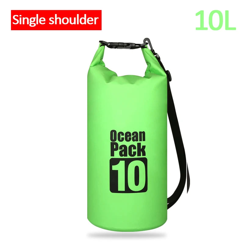 Sac étanche en PVC pour l'extérieur, 5L 10L 20L 30L, rangement pliable pour plongée, pour hommes et femmes, plage, natation, Rafting