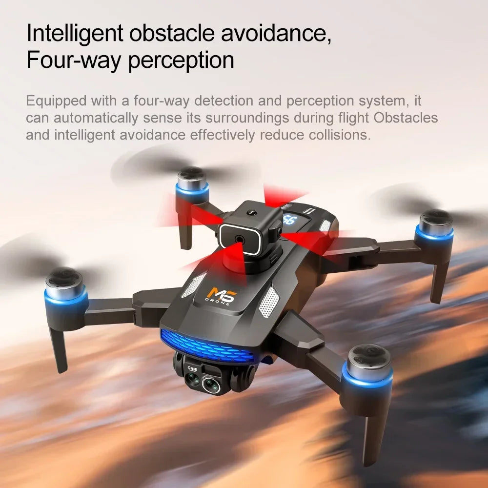 Drone Xiaomi MIJIA M6 Professionnel avec caméra 8K, drone 5G WIFI FPV UAV avec télécommande à écran, drone RC avec évitement d'obstacles, quadcopter aérien