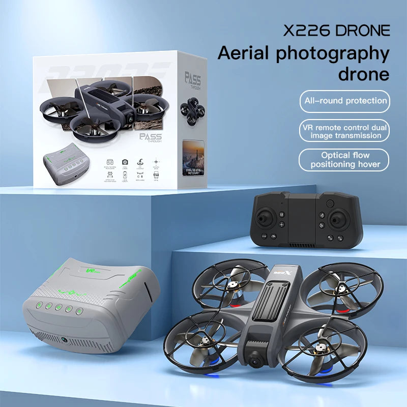 2025 VR X226 Drone 6K HD – Quadcopter RC avec Moniteur et Caméra