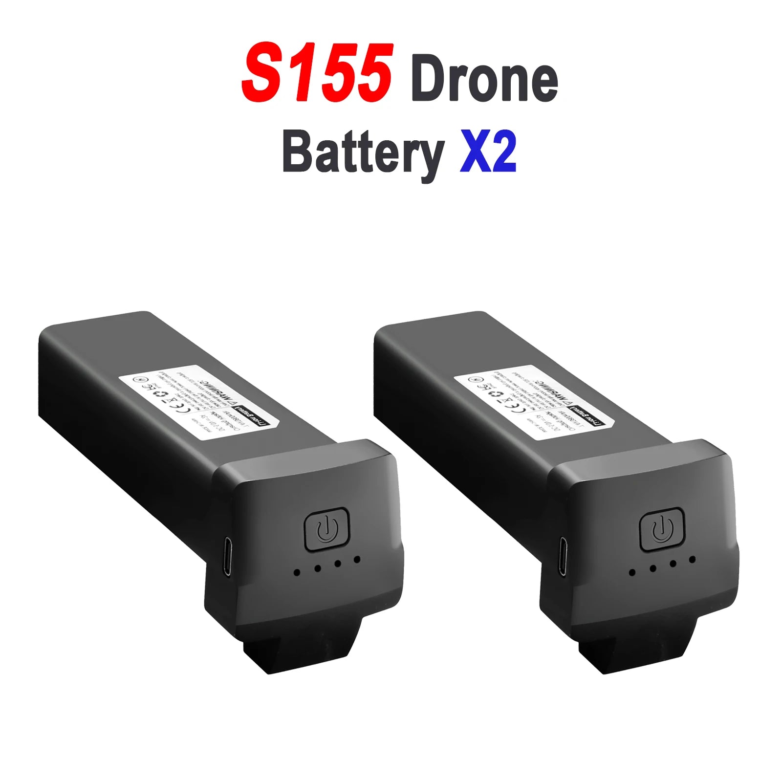Batterie originale S155 7.4V 3800mAh pour Mini Drone RC