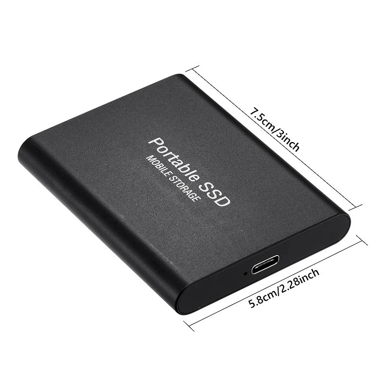 Tragbare externe SSD-Festplatte 2 TB 4 TB 16 TB USB Typ-C 3.0 High Speed 8 TB