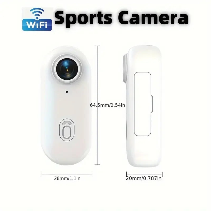 Mini caméra JETO H88 4K/1080P – Casque, Vélo, Moto, Sport et Plongée