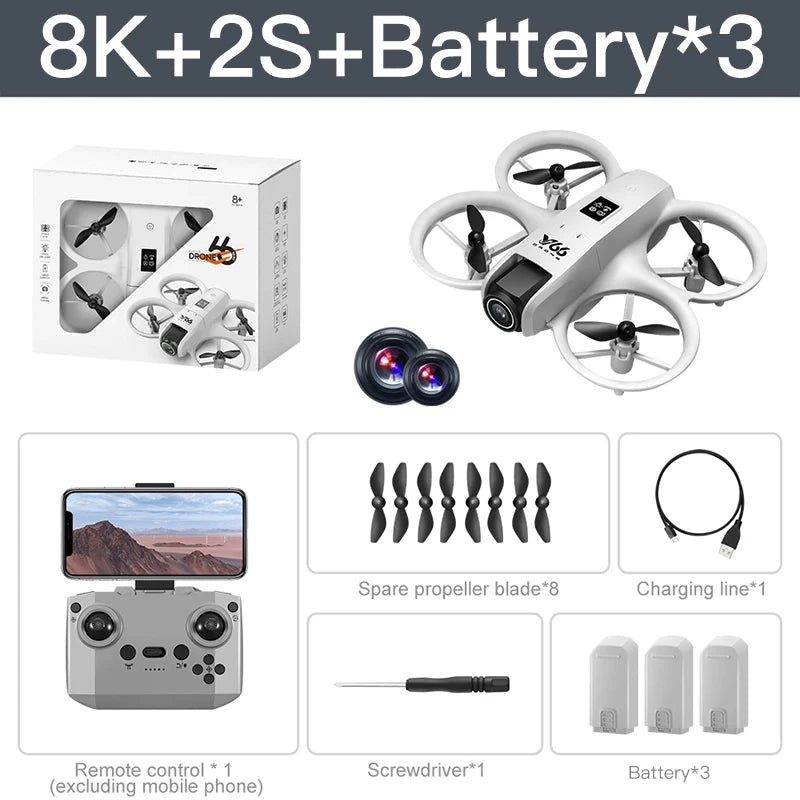 Mini Drone Pliable 8K HD XIAOMI MIJIA V66 – avec Évitement d’Obstacles et Caméra WiFi