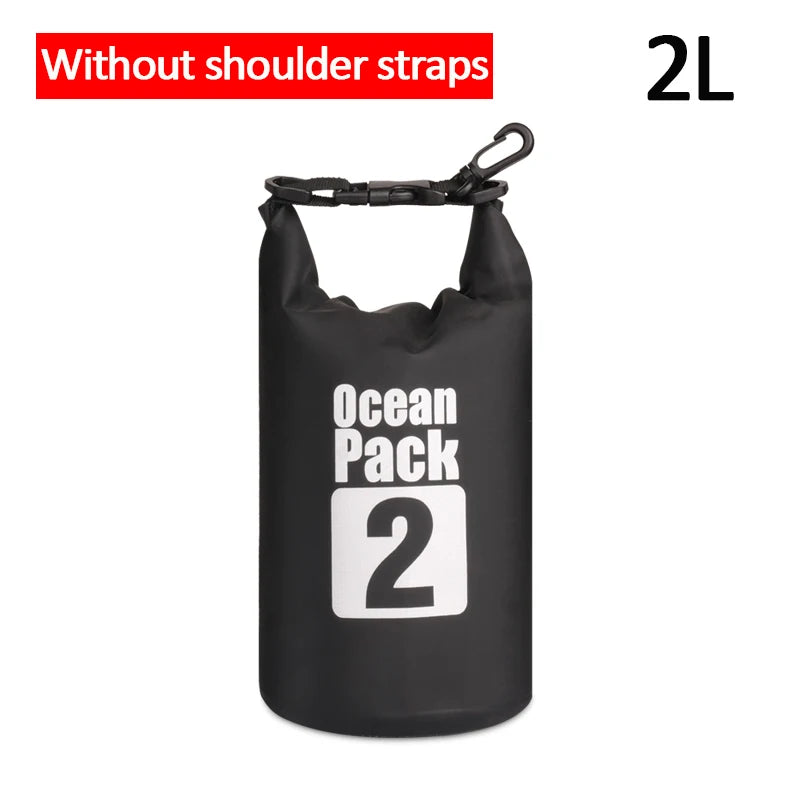 Sac étanche en PVC pour l'extérieur, 5L 10L 20L 30L, rangement pliable pour plongée, pour hommes et femmes, plage, natation, Rafting