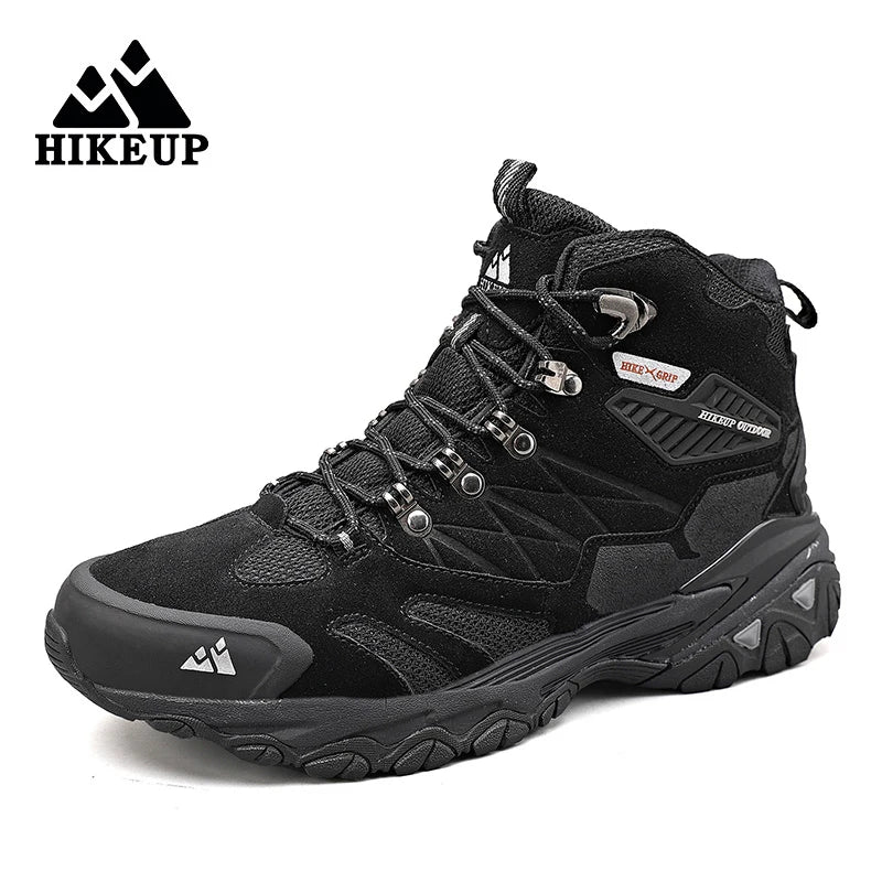 Chaussures de Randonnée HIKEUP Homme – Bottes Outdoor Respirantes et Résistantes
